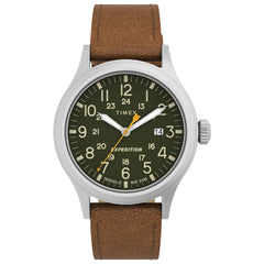 Timex Expedition Scout Nylon Strap Gents Watch - Brown/Green/Silver-Tone