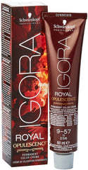 Schwarzkopf Professional Igora Royal Opulescence Permanent Hair Colour Cream, No. 9-57 Extra Light Blonde Gold Copper, 60 ml, 4045787363203