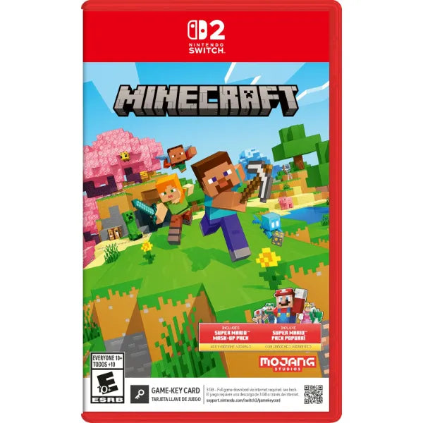 Mojang Studios Minecraft Video Game for Nintendo Switch 2 (Game-Key Card)