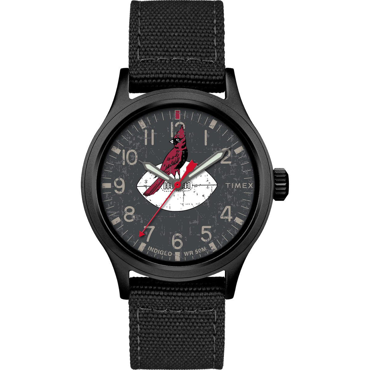 Timex Tribute Men's NFL Scout 40mm Quartz Fabric Strap - Arizona Cardinals