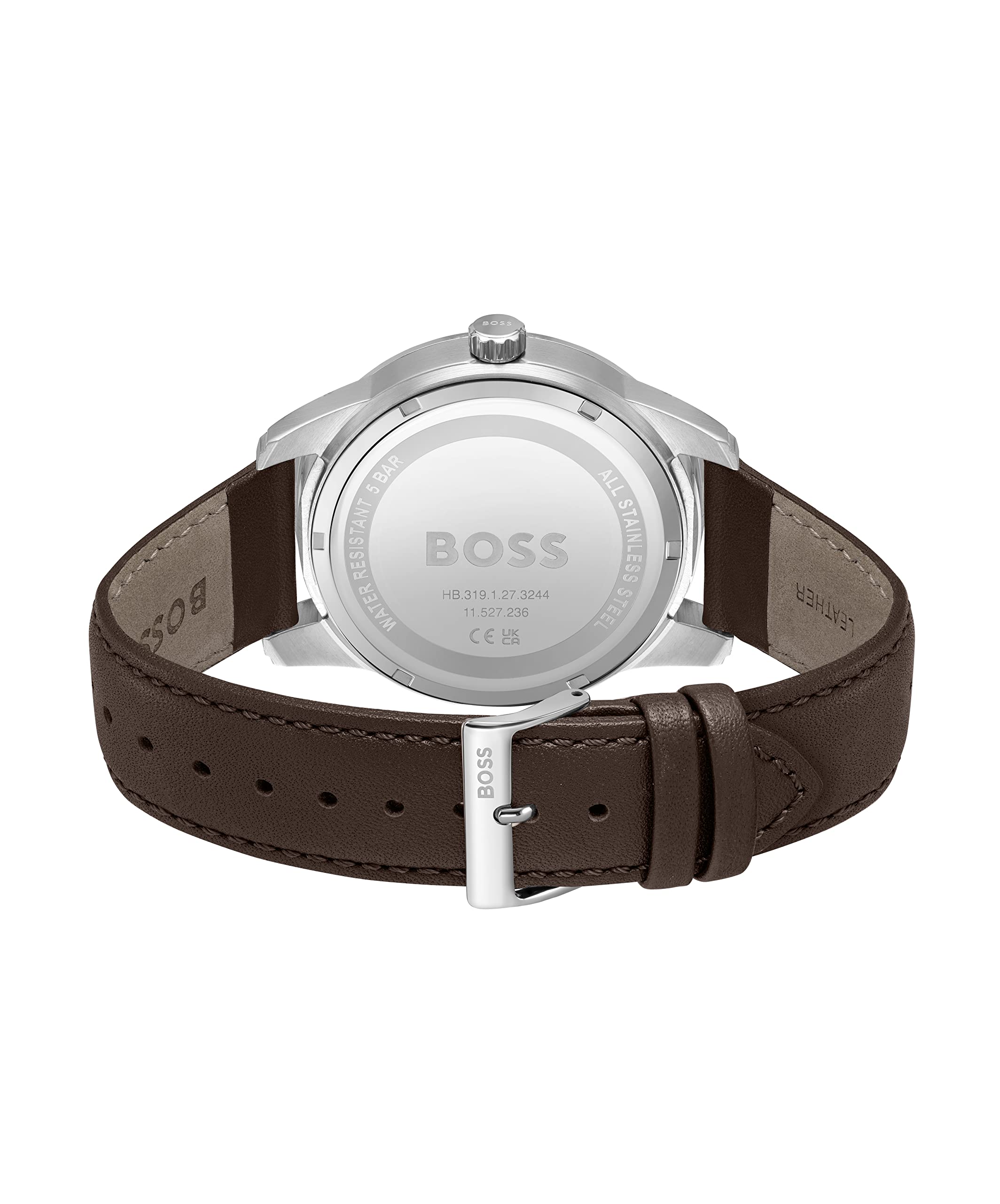 Hugo Boss SOPHIO Men's Watch, Analog - Brown / Blue