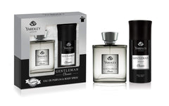 Yardley London Gentleman Classic Perfumed Gift Set - Eau De Parfum 100ml + Body Spray 150ml | Modern Masculine Fragrance | Citrus, Black Pepper & Spicy Notes | For Men