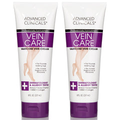 Advanced Clinicals Vein Care - Eliminates the Appearance of Varicose Veins. Spider Veins. Guaranteed Results! (2-8 oz)