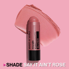 Wet n Wild Mega Glo Makeup Stick, Buildable Color, Versatile Use, Cruelty-Free & Vegan - Dusty Pink