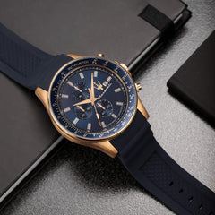 Maserati SFIDA 44 mm Chronograph Men's Watch - Blue