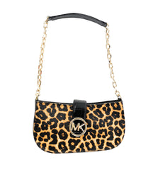 Michael Kors Carmen Small Pouchette Shoulder Bag, Black Multi