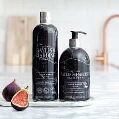 Baylis & Harding and Elements Dark Amber Fig Luxury Body Wash 500ml | Moisture Rich | Dermatologist Approved |Vegan Certified