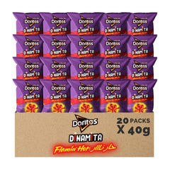 Doritos Dinamita Flamin Hot Tortilla Chips - 40g (Pack of 20)