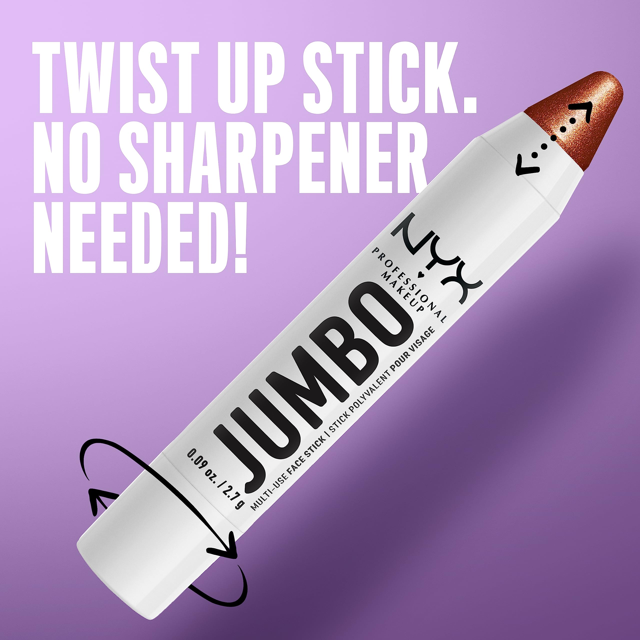 NYX PROFESSIONAL MAKEUP, Jumbo Face Stick Highlighter - Flan
