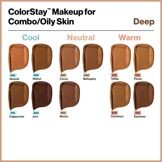 Revlon Colorstay Pump liquid foundation, 340 Early Tan