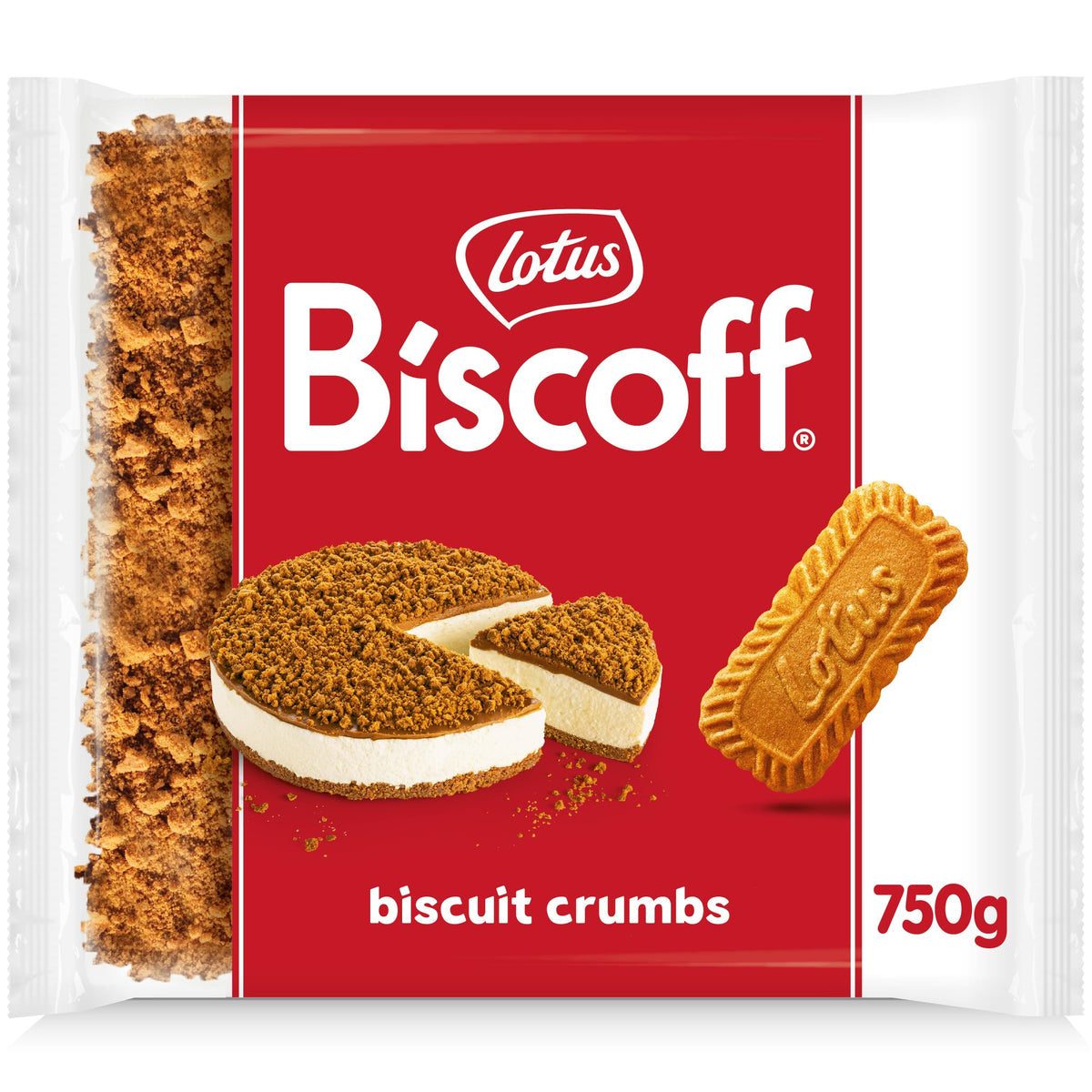 Lotus Biscoff | Crumble | Crushed Biscuits | 750g | Pack of 1