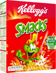 Kellogg's Smacks, 330g, Multigrain Nourishment, Source of Fiber, High in 7 Vitamins and Iron, Ideal For Healthy Breakfast