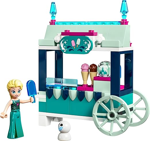 LEGO ǀ Disney Princess Elsa’s Frozen Treats Buildable Ice-Cream Toy for Kids, Girls & Boys with Princess Elsa Mini-Doll Figure and a Snowgie Figure, Makes a Fun Everyday Gift 43234