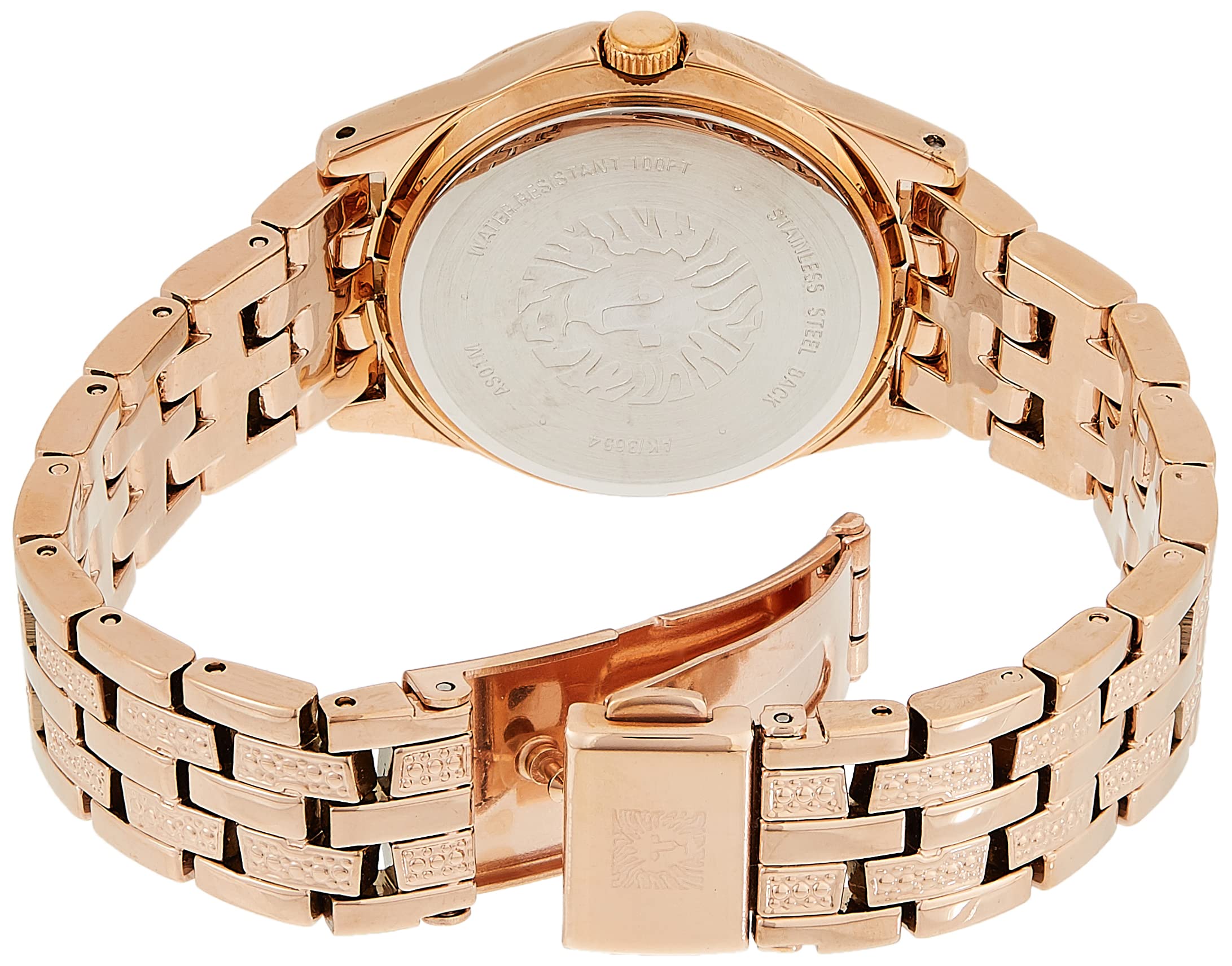 Anne Klein Dress Watch Model: Ak/3654Mprg, Rose Gold, Ak/3654Mprg