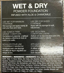 Palladio Dual Wet and Dry Powder Foundation Number WD410, Toasted Almond 8 g