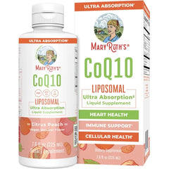 MARYRUTH'S CoQ10 Liquid Liposomal, 45 Servings, Immune Support Supplement | Coenzyme Q10, 75mg CoQ10, Mitochondrial Support & Immune System, Vegan, Non-GMO, 45 Servings