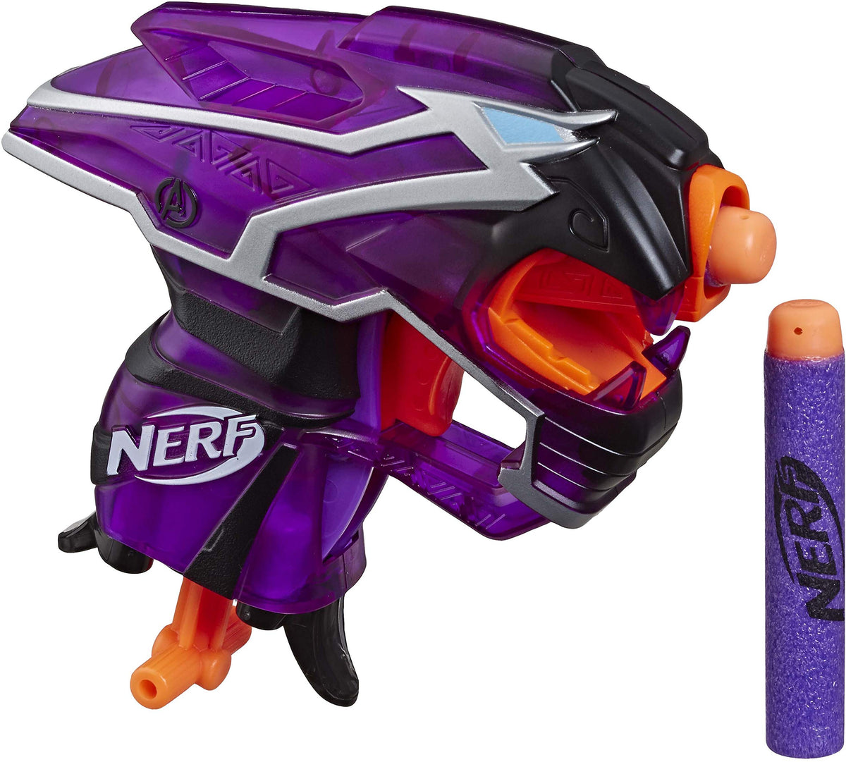 NERF Black Panther Microshots Marvel Toy Blaster -- Includes 2 Official Elite Darts -- for Kids, Teens, Adults