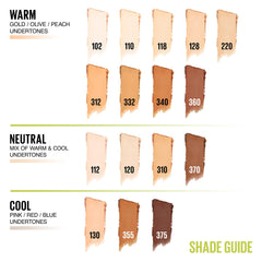 Maybelline New York Super Stay Up to 24HR Hybrid Powder-Foundation, Medium-to-Full Coverage Makeup, Matte Finish, 332, 1 Count, 1.5554 fl oz