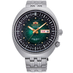 Orient"World Map Revival" Japanese Automatic/Handwinding Dress Watch, Green