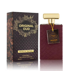URBAN COLLECTION Original OUD Premium Edition for Men - Amber Woody Fragrance - Top Notes of Cardamom & Davana - Base Scents of Ambergris, Vanilla & Patchouli - Cruelty-Free -Elegant 100ml Bottle, Men Parfume