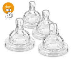 Philips Avent Anti-colic Baby Bottle Fast Flow , 4pk, Flow 4, SCF424/47