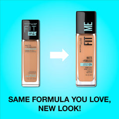 Maybelline New York Fit Me Matte Plus Poreless Foundation, Creamy Beige, 1 Fluid Ounce