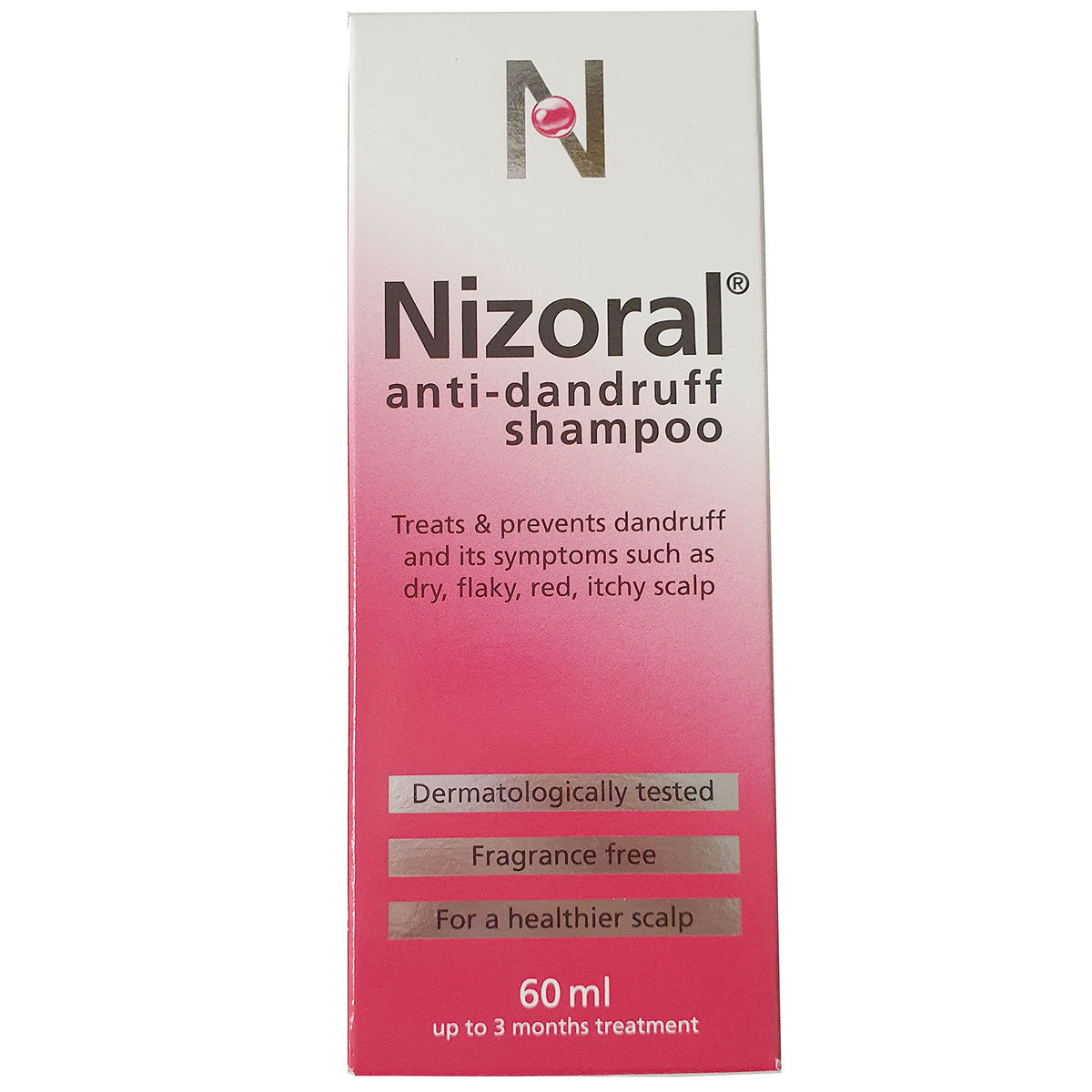 Nizoral Anti-Dandruff Shampoo (60 ml) - Pack of 6