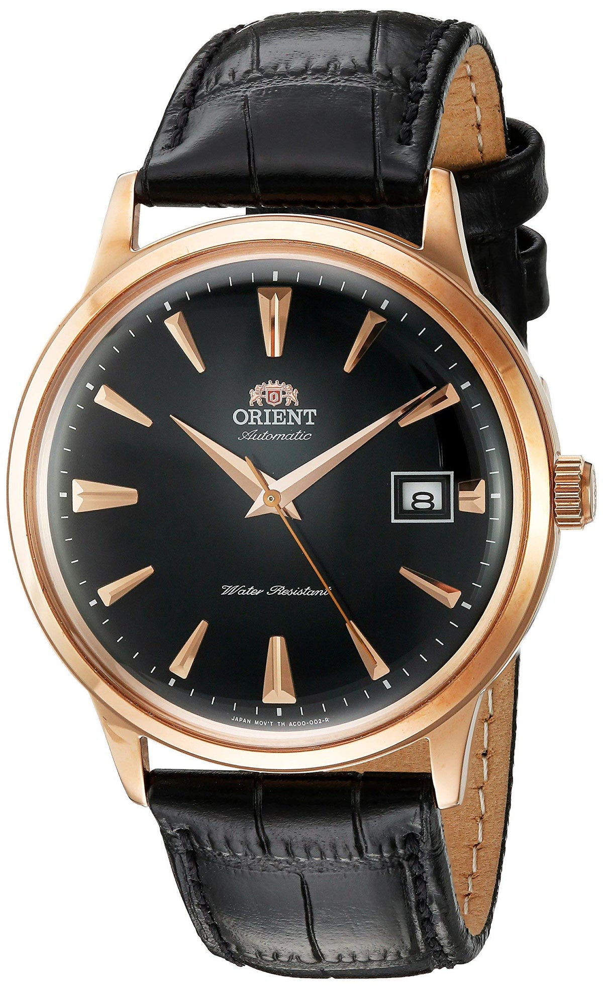 Orient '2nd Gen Bambino Version I' Japanese Automatic Stainless Steel and Leather Dress Watch