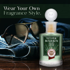 Vetiver Bourbon by Monotheme for Men - 3.4 oz EDT Spray
