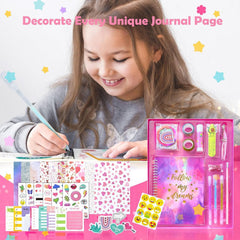 Gifts for 4-12 Year Old Girls,Chardfun Scrapbook kit Girl Toys Age 4 5 6 7 Crafts for Kids Art Supplies for Kids Christmas Birthday Gifts for 8 9 10 11 12 Year Old Girls