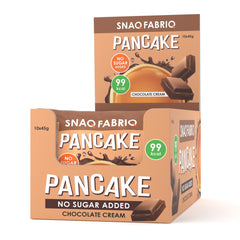 Snaq Fabriq Pancake with Chocolate Filling No Sugar Added 10x45g (Pack of 10)