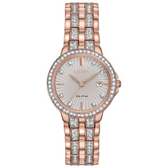 Citizen Eco-Drive Classic Womens Watch, Stainless Steel, Crystal