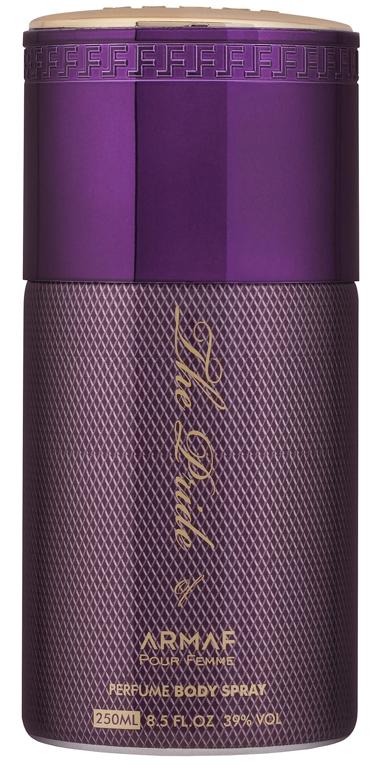 The Pride of Armaf Pour Femme Purple body spray for women 250ml