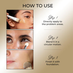 Insight Cosmetics HD Concealer| Concealer for all skin types| Full Coverage, 8Gm, Pack Of 1 - Sun Beige