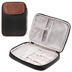 ProCase Electronics Organizer Travel Case, Tech Bag Accessories Pouch for Cords, Charger, Cables, Power Bank, Adapters,Wire -Black