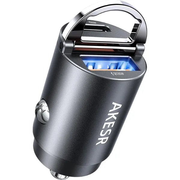 65W USB C Car Charger Fast Charging，12V USB Outlet Accesorios para Carro，Compact Cigarette Lighter Adapter，Car Phone Charger for iPhone/16/15/14/13/12 Samsung S25 S24 S23Google Android