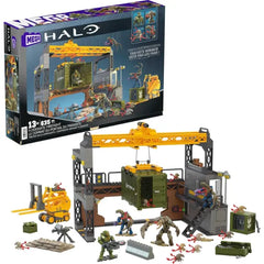 MEGA Halo Infinite Toys Building Set for Kids, Floodgate Firefight with 634 Pieces, 4 Poseable Micro Action Figures and Accessories, Toy Ideas