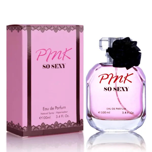 URBAN COLLECTION Pink So Sexy for Women Eau De Parfum - Floral Fruity Fragrance with Sugary Sweet Scent - Bergamot, Apple & Whipped Cream - Fresh, Sweet & Creamy - Luxurious Aroma in 100ml Bottle - Paraben Free