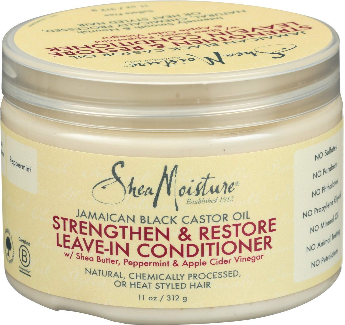 SHEA MOISTURE Leave In Strengthen Restore Conditioner (330ml)