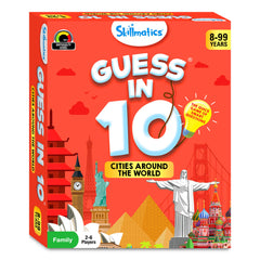 Skillmatics Guess in 10 Cities Around the World, Educational Travel Toys for Boys, Girls, and Kids Who Love Card Games, Board Games, Geography and History, Gifts for Ages 8, 9, 10 and Up