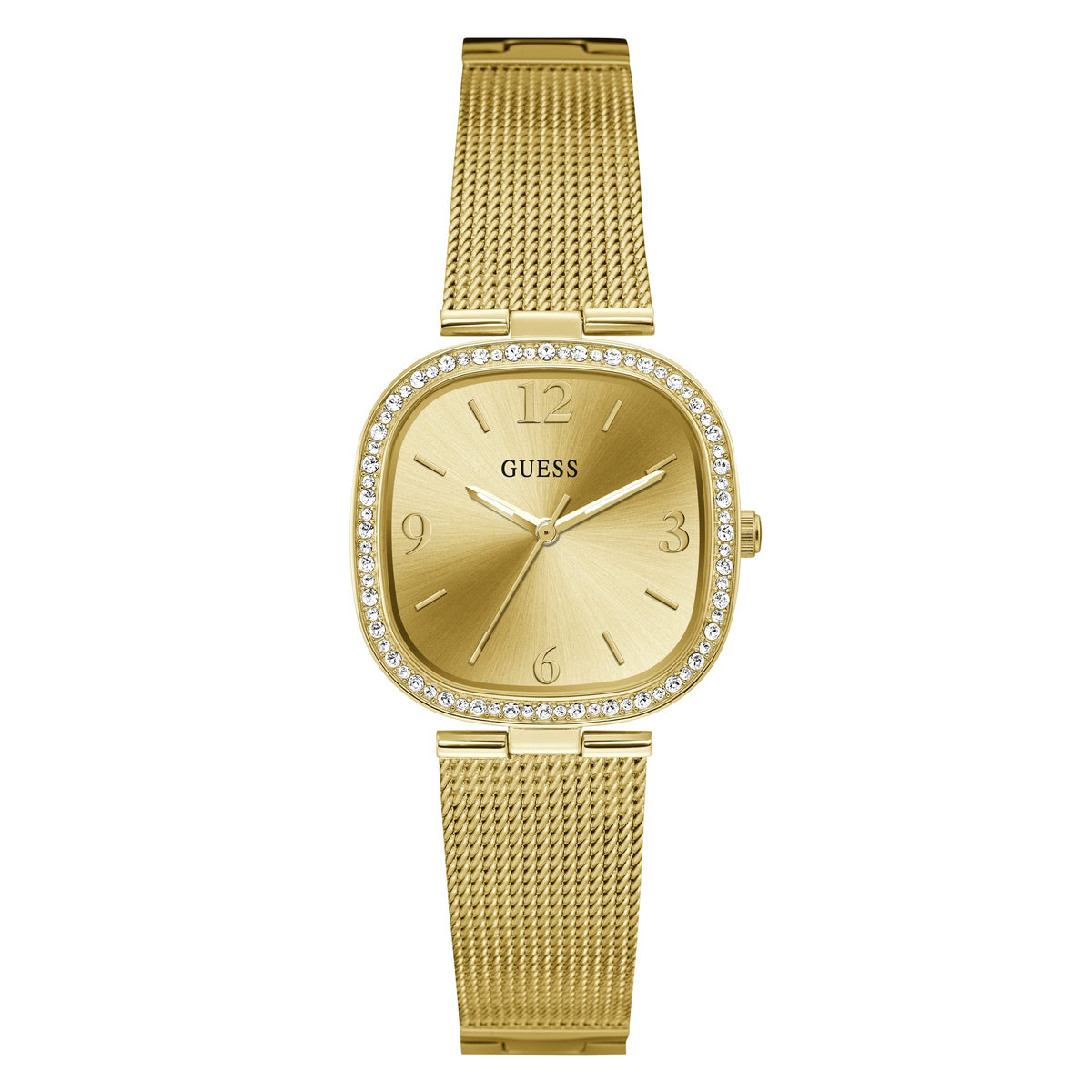 GUESS Women's Quartz Watch with Stainless Steel Strap, Silver, 15 Model: GW0354L1, Silver-Tone