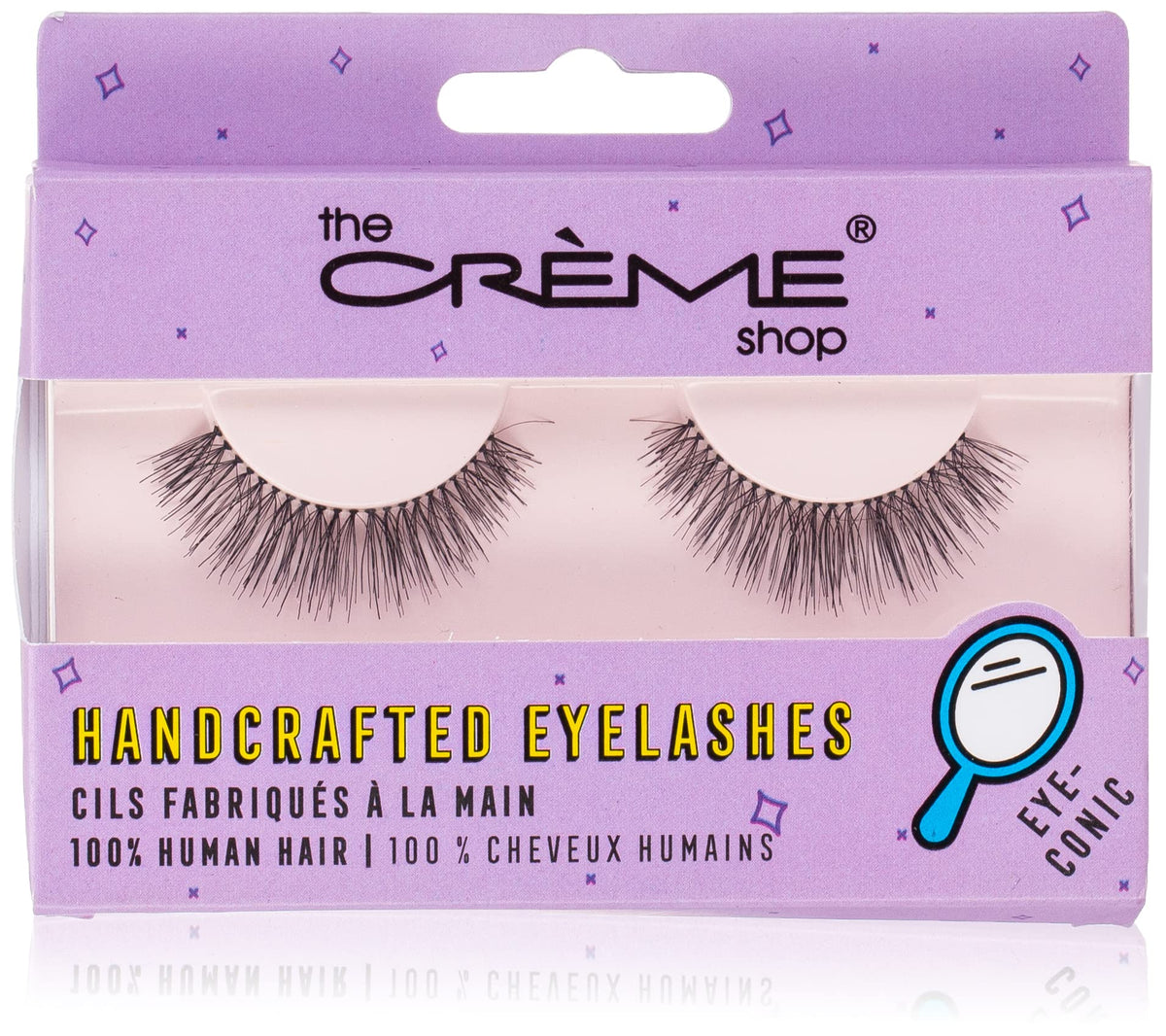 The Crème Shop Natural Defining Eye Lashes. Made With 100% Human Hair -Eye-Conic