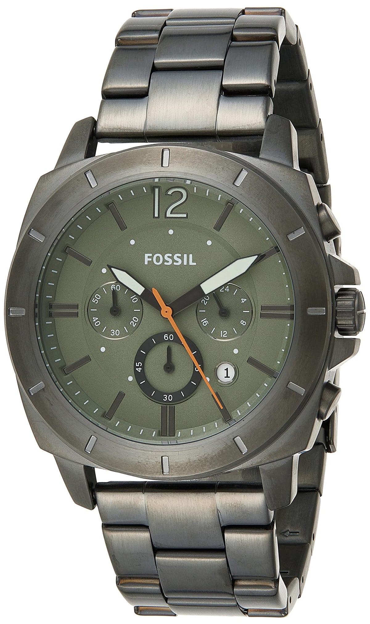 Fossil Privateer Sport Chronograph Smoke Stainless Steel Watch - BQ2682