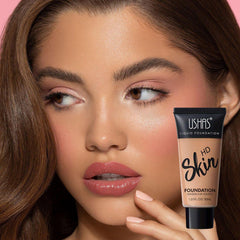 Matte Liquid Foundation,30 Ml Face Foundation Makeup | Powder Foundation Full Coverage for All Skin Types, Matte Hydrating Waterproof Foundation for a Naturally Perfect Look