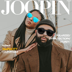 Joopin Square Polarized Sunglasses for Men Women, Classic Retro Sun Glasses UV400 Protection Driving Fishing
