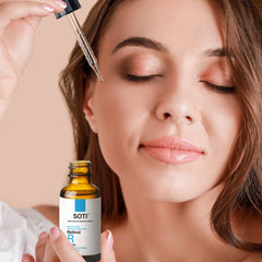 Soti 2.5% Retinol Serum, Formulated in USA! Reduces Wrinkles, Age Spots, Post-Acne Marks. Stimulates Collagen, Firm Skin, Anti Aging with Hyaluronic Acid, Niacinamide