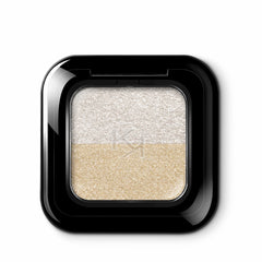 Keiko Milano Bright Dew Eyeshadow, 01 Metallic White/True Gold