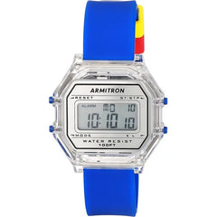 Armitron Sport Unisex Digital Chronograph Silicone Strap Watch, 45/7137