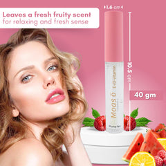Lip Plumper with Vitamins D & E Long Lasting Filler Lip Gloss Balm Natural Lip Tint Oil for Fuller Softer Lips Beauty Essential for Her
