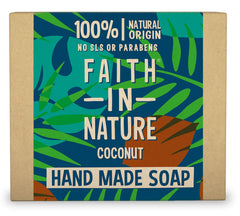 Faith in Nature | 100g | Coconut Handmade Soap | 100% Natural Origin | No SLS or Parabens | Vegan & Cruelty-Free Skincare